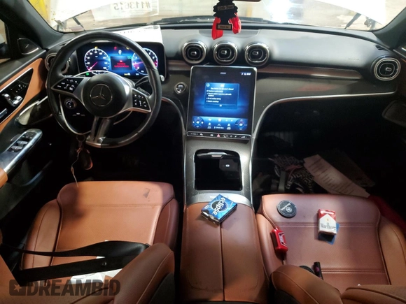 2023 Mercedes-Benz C 300 with VIN W1KAF4HB7PR138792, listed as a Copart auction lot 62023855 with 36,124 mi miles and Clean title. Bid and sale history available at DreamBid. Image 8.