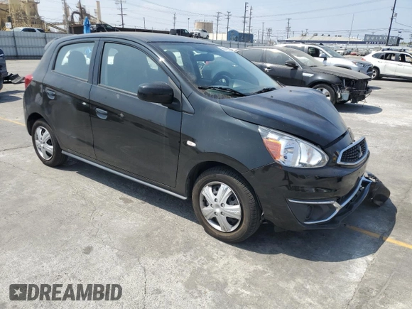 2018 Mitsubishi Mirage ES z VIN ML32A3HJ9JH010438, wystawiony jako Copart lot #58445285 z przebiegiem 53 891 mil mil oraz Szkoda całkowita • Salvage title. Historia ofert i sprzedaży dostępna na DreamBid. Obrazek 4.