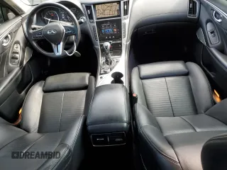 2020 Infiniti Q50 3.0t SPORT with VIN JN1EV7AP0LM200839, listed as a Copart auction lot 74919434 with 55,853 mi miles and Salvage Title. Bid and sale history available at carsss.com. Image 8.