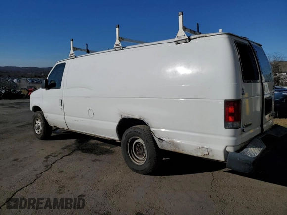 2010 Ford Econoline Cargo Commercial with VIN 1FTNS2EWXADA37043, listed as a Copart auction lot 80500884 with 222,181 mi miles and Salvage Title. Bid and sale history available at carsss.com. Image 2.