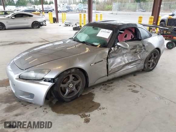 2001 Honda S2000 z VIN JHMAP11491T006580, wystawiony jako IAAI lot #41933308 z przebiegiem 151 232 mil mil oraz . Historia ofert i sprzedaży dostępna na DreamBid. Obrazek 2.
