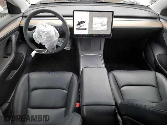 2021 Tesla Model 3 Standard Range Plus z VIN 5YJ3E1EA6MF059194, wystawiony jako Copart lot #53483595 z przebiegiem 22 072 mil mil oraz Szkody całkowita. Historia ofert i sprzedaży dostępna na DreamBid. Obrazek 8.