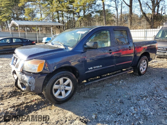 2010 Nissan Titan SE with VIN 1N6BA0EK1AN312099, listed as a Copart auction lot 87882105 with 192,353 mi miles and Salvage Title. Bid and sale history available at carsss.com. Image 1.