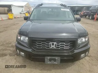 2014 Honda Ridgeline Sport with VIN 5FPYK1F72EB001352, listed as a Copart auction lot 57824745 with 54,409 mi miles and Salvage title. Bid and sale history available at DreamBid. Image 14.