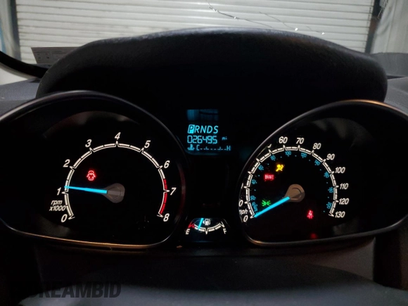 2016 Ford Fiesta SE with VIN 3FADP4EJ4GM130348, listed as a Copart auction lot 51447945 with 26,495 mi miles and Salvage Title. Bid and sale history available at DreamBid. Image 9.