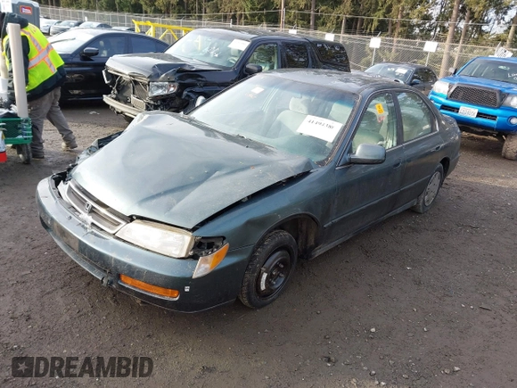 1997 Honda Accord Value with VIN 1HGCD5686VA189722, listed as a IAAI auction lot 41494380 with 205,514 mi miles and . Bid and sale history available at carsss.com. Image 17.
