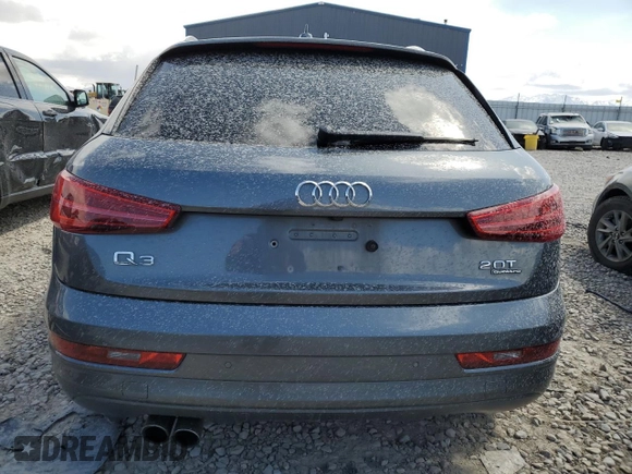 2016 Audi Q3 Premium Plus with VIN WA1EFCFS4GR005328, listed as a Copart auction lot 49537363 with 94,986 mi miles. Bid and sale history available at carsss.com. Image 6.