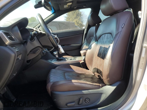 2018 Kia Optima SX with VIN 5XXGV4L21JG239044, listed as a Copart auction lot 50591675 with 183,071 mi miles and Salvage title. Bid and sale history available at DreamBid. Image 7.
