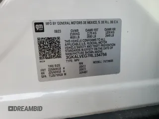 2024 GMC Terrain SLT z VIN 3GKALVEG7RL154756, wystawiony jako Copart lot #60761595 z przebiegiem 26 552 mil mil oraz Nie do naprawy • Non repairable. Historia ofert i sprzedaży dostępna na DreamBid. Obrazek 13.