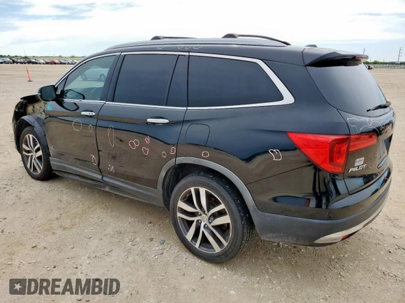 2017 Honda Pilot Elite with VIN 5FNYF6H0XHB047297, listed as a Copart auction lot 60731495 with 158,341 mi miles and Salvage title. Bid and sale history available at DreamBid. Image 2.