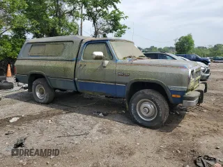1991 Dodge D/W 250 z VIN 1B7KM26C5MS319916, wystawiony jako Copart lot #57512115 z przebiegiem 77 179 mil mil oraz Tytuł czysty. Historia ofert i sprzedaży dostępna na DreamBid. Obrazek 4.