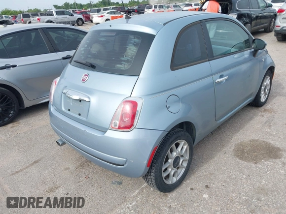 2013 FIAT 500 Pop with VIN 3C3CFFAR6DT566589, listed as a IAAI auction lot 42273230 with 134,496 mi miles and . Bid and sale history available at DreamBid. Image 4.