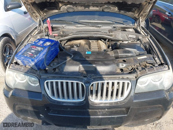 2007 BMW X3 3.0si with VIN WBXPC93497WF14337, listed as a IAAI auction lot 42043926 with 229,556 mi miles. Bid and sale history available at carsss.com. Image 10.