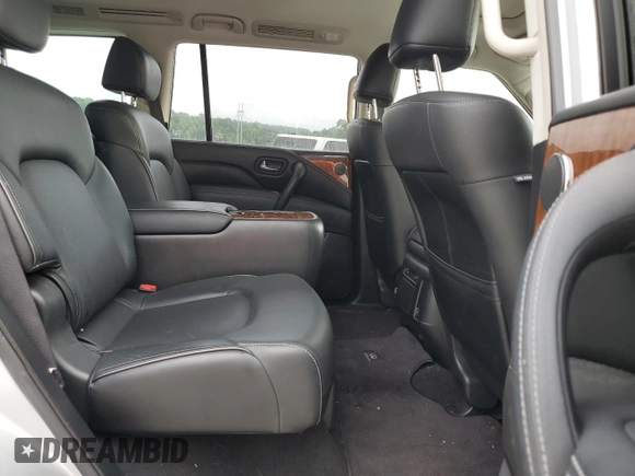 2018 Infiniti QX80 with VIN JN8AZ2NE6J9191550, listed as a Copart auction lot 62253904 with 75,841 mi miles and Salvage Title. Bid and sale history available at carsss.com. Image 11.