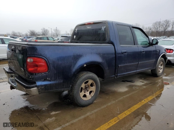 2002 Ford F-150 XLT with VIN 1FTRW07L92KB71164, listed as a Copart auction lot 44302475 with 0 mi miles and Clean Title. Bid and sale history available at carsss.com. Image 3.