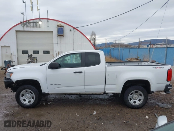 2021 Chevrolet Colorado 4WD Work Truck with VIN 1GCHTBEN2M1141579, listed as a IAAI auction lot 41056743 with 74,630 mi miles. Bid and sale history available at carsss.com. Image 15.