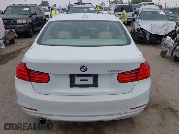 2014 BMW 3 Series 320i with VIN WBA3B1G58ENS80160, listed as a IAAI auction lot 42029951 with 97,306 mi miles. Bid and sale history available at carsss.com. Image 16.