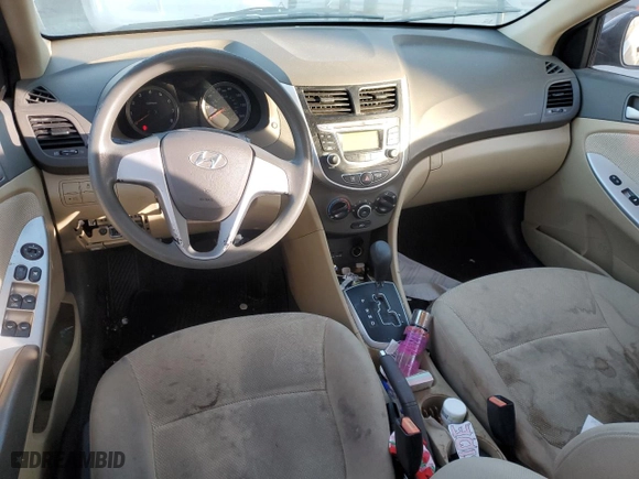 2013 Hyundai Accent GLS with VIN KMHCT4AEXDU559457, listed as a Copart auction lot 85445574 with 172,401 mi miles and Salvage Title. Bid and sale history available at carsss.com. Image 8.