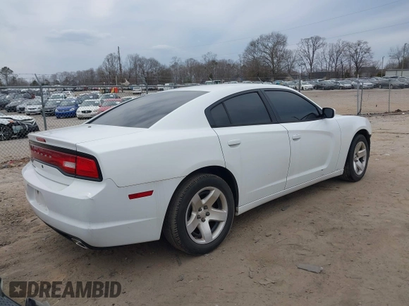 2013 Dodge Charger Police with VIN 2C3CDXAG6DH555241, listed as a IAAI auction lot 41681180 with 203,035 mi miles and . Bid and sale history available at DreamBid. Image 4.