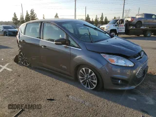 2017 Ford C-Max Energi Titanium with VIN 1FADP5FU2HL113484, listed as a Copart auction lot 80453973 with 323,914 mi miles. Bid and sale history available at carsss.com. Image 4.