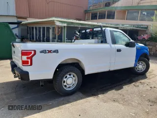 2018 Ford F-150 XL z VIN 1FTMF1E55JKF62315, wystawiony jako Copart lot #51611855 z przebiegiem Nie podano mil oraz Szkoda całkowita • Salvage title. Historia ofert i sprzedaży dostępna na DreamBid. Obrazek 3.