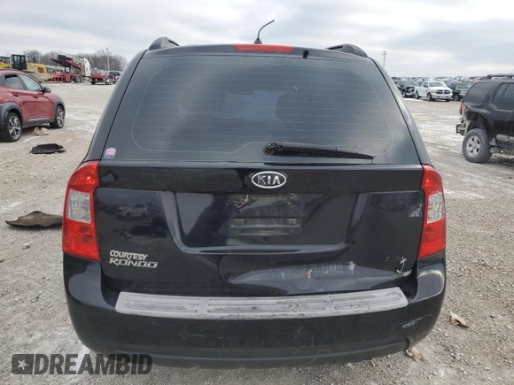 2008 Kia Rondo LX with VIN KNAFG525587165070, listed as a Copart auction lot 82879854 with 183,913 mi miles and Salvage Title. Bid and sale history available at carsss.com. Image 6.