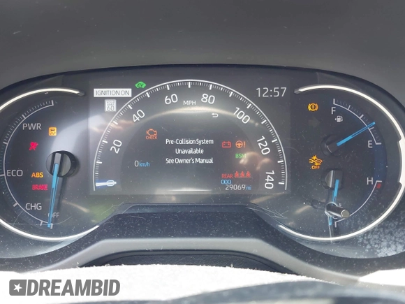 2024 Toyota RAV4 Hybrid XLE Premium with VIN 4T3B6RFV9RU169117, listed as a IAAI auction lot 42315608 with 29,069 mi miles and . Bid and sale history available at DreamBid. Image 7.