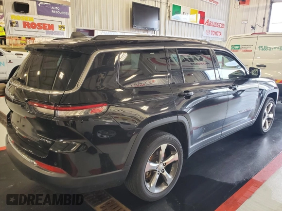 2021 Jeep Grand Cherokee Limited z VIN 1C4RJKBG2M8127060, wystawiony jako IAAI lot #42737687 z przebiegiem 90 586 mil mil oraz . Historia ofert i sprzedaży dostępna na DreamBid. Obrazek 5.