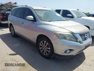 2015 Nissan Pathfinder SL with VIN 5N1AR2MN4FC698515, listed as a IAAI auction lot 41853681 with 179,260 mi miles and . Bid and sale history available at DreamBid. Image 1.