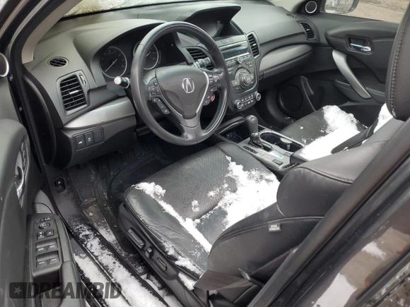 2014 Acura RDX Tech Pkg with VIN 5J8TB4H55EL010626, listed as a Copart auction lot 53774865 with 0 mi miles and Non Repairable. Bid and sale history available at carsss.com. Image 8.