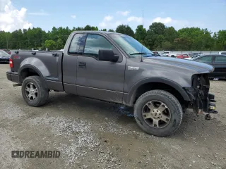2004 Ford F-150 XLT with VIN 1FTRF04574KA07615, listed as a Copart auction lot 56535705 with 106,747 mi miles and Clean title. Bid and sale history available at DreamBid. Image 4.