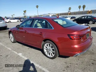 2019 Audi A4 Premium Plus with VIN WAUENAF41KA044624, listed as a Copart auction lot 50043695 with 12,368 mi miles and Salvage Title. Bid and sale history available at carsss.com. Image 2.