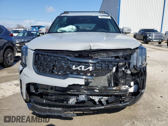 2024 Kia Telluride EX with VIN 5XYP3DGC1RG432472, listed as a Copart auction lot 46633495 with 16,385 mi miles and Salvage Title. Bid and sale history available at carsss.com. Image 5.
