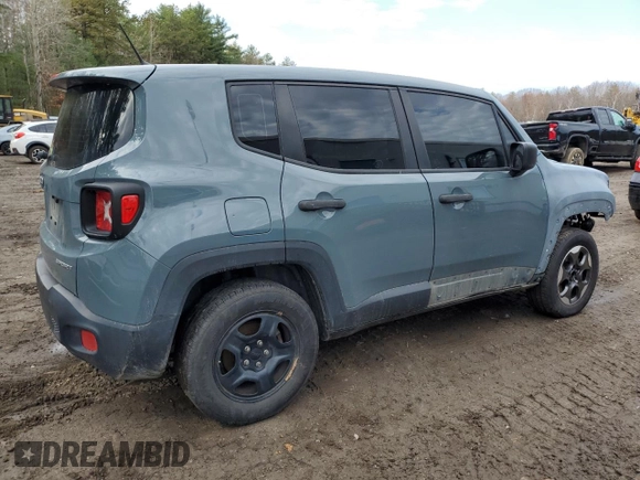 2017 Jeep Renegade Sport with VIN ZACCJBAB8HPF01536, listed as a Copart auction lot 43922765 with 145,883 mi miles and Non Repairable. Bid and sale history available at carsss.com. Image 3.