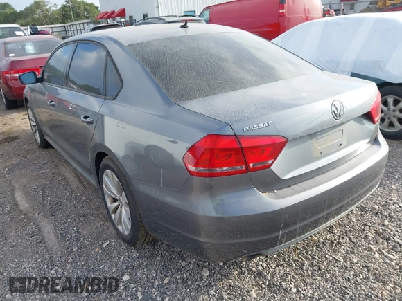 2013 Volkswagen Passat S with VIN 1VWAP7A37DC031197, listed as a IAAI auction lot 42572577 with 197,324 mi miles and . Bid and sale history available at DreamBid. Image 3.