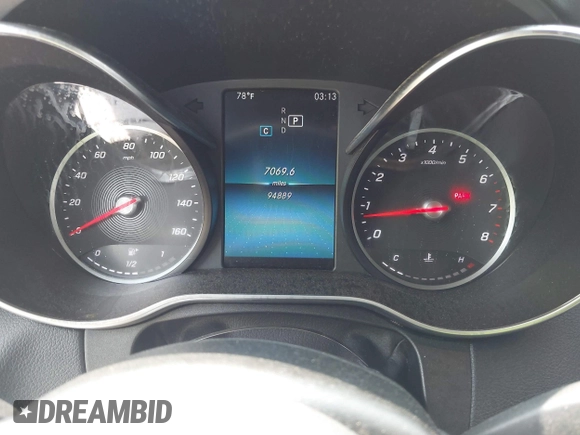 2019 Mercedes-Benz C 300 z VIN WDDWK8EB3KF783527, wystawiony jako IAAI lot #42486292 z przebiegiem 94 889 mil mil oraz . Historia ofert i sprzedaży dostępna na DreamBid. Obrazek 7.