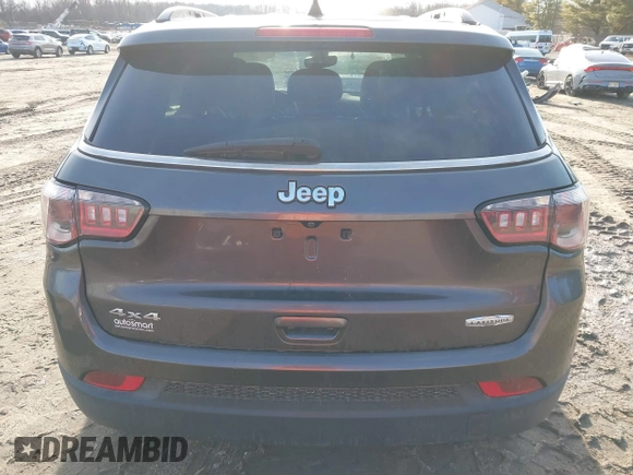 2018 Jeep Compass Latitude with VIN 3C4NJDBB0JT316396, listed as a IAAI auction lot 41482668 with 65,340 mi miles and . Bid and sale history available at DreamBid. Image 16.