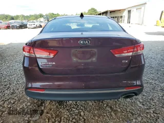 2017 Kia Optima EX with VIN 5XXGU4L32HG163260, listed as a Copart auction lot 61853685 with 140,007 mi miles and Salvage title. Bid and sale history available at DreamBid. Image 6.