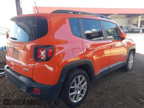2019 Jeep Renegade Latitude with VIN ZACNJABB9KPK83144, listed as a IAAI auction lot 42409415 with 191,327 mi miles and . Bid and sale history available at DreamBid. Image 4.