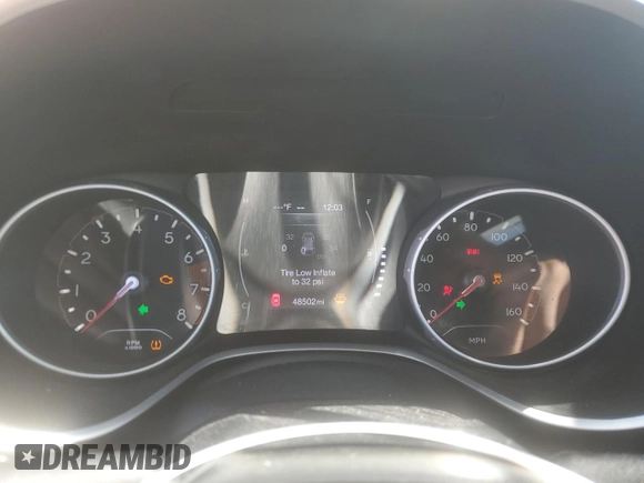 2021 Jeep Compass Latitude with VIN 3C4NJDBB1MT534528, listed as a Copart auction lot 56411535 with 48,502 mi miles and Salvage title. Bid and sale history available at DreamBid. Image 9.