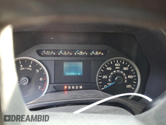 2017 Ford F-150 XL with VIN 1FTEW1CG9HFB34923, listed as a Copart auction lot 48491175 with 163,050 mi miles and Salvage Title. Bid and sale history available at DreamBid. Image 9.