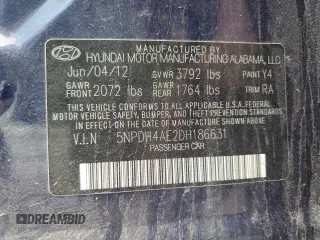 2013 Hyundai Elantra Limited z VIN 5NPDH4AE2DH186631, wystawiony jako Copart lot #60566005 z przebiegiem 116 907 mil mil oraz Czysty tytuł • Clean title. Historia ofert i sprzedaży dostępna na DreamBid. Obrazek 12.