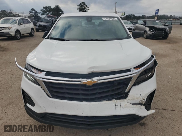 2023 Chevrolet Equinox LS with VIN 3GNAX5EG4PL259369, listed as a Copart auction lot 44984935 with 51,246 mi miles and Salvage title. Bid and sale history available at DreamBid. Image 5.