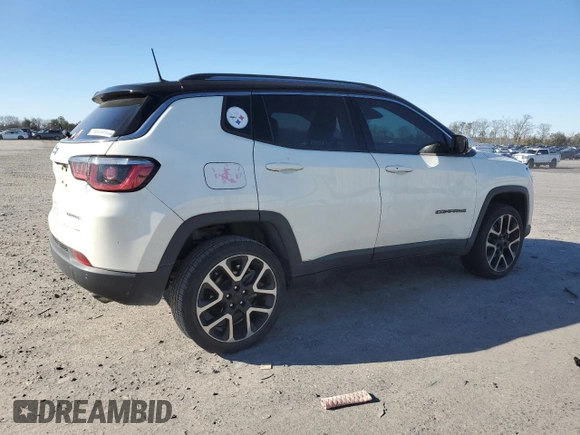 2018 Jeep Compass Limited with VIN 3C4NJDCB4JT288083, listed as a Copart auction lot 45876825 with 89,812 mi miles and Clean Title. Bid and sale history available at DreamBid. Image 3.