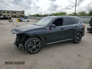 2023 BMW X5 sDrive40i with VIN 5UXCR4C06P9P72965, listed as a Copart auction lot 50249855 with 36,093 mi miles and Salvage Title. Bid and sale history available at carsss.com. Image 1.