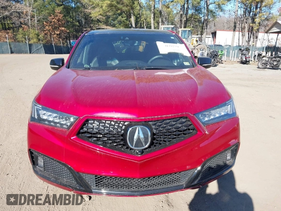 2020 Acura MDX w/Advance/Entertainment Pkg with VIN 5J8YD4H93LY000194, listed as a IAAI auction lot 41292756 with 55,274 mi miles. Bid and sale history available at carsss.com. Image 12.