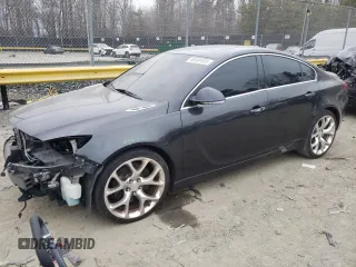 2012 Buick Regal GS with VIN 2G4GV5GV2C9204559, listed as a Copart auction lot 46930435 with 130,856 mi miles and Salvage Title. Bid and sale history available at carsss.com. Image 1.