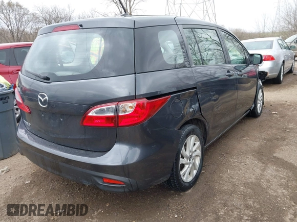 2013 Mazda 5 Sport with VIN JM1CW2BL5D0159603, listed as a IAAI auction lot 41807574 with 121,206 mi miles and . Bid and sale history available at carsss.com. Image 4.