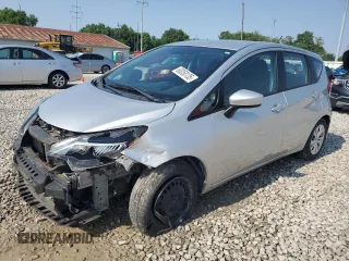 2017 Nissan Note S Plus with VIN 3N1CE2CP3HL358410, listed as a Copart auction lot 60050135 with 88,299 mi miles and Salvage title. Bid and sale history available at DreamBid. Image 1.