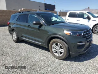 2023 Ford Explorer XLT with VIN 1FMSK7DH3PGC27644, listed as a Copart auction lot 49278375 with 13,391 mi miles and Salvage Title. Bid and sale history available at carsss.com. Image 4.